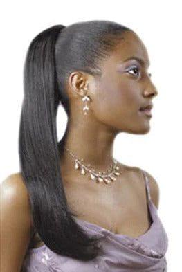 Hair by Sleek Mittelbraun #4 Hair by Sleek Euro Long EZ Ponytail - Cheveux synthétiques 18'' Col: 4