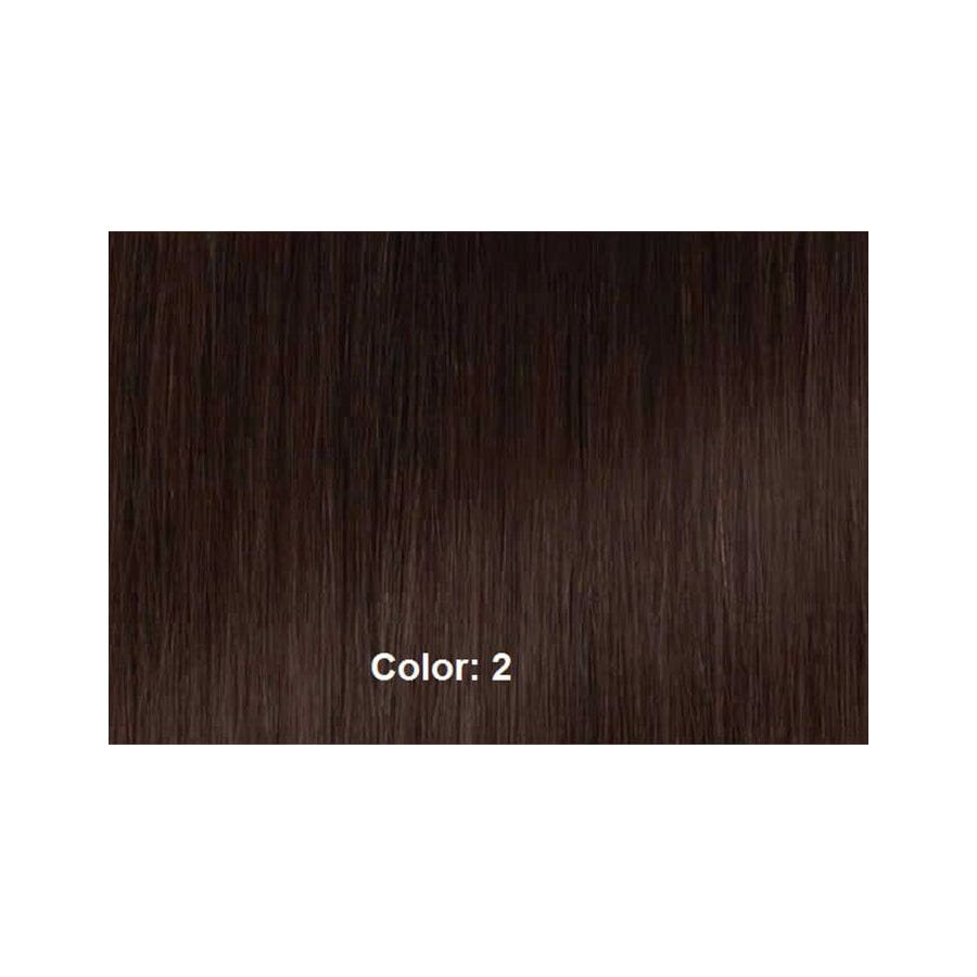 Hair by Sleek Remi Touch Choice Yaki Straight 10" Human Hair Color: 2 Dunkelbraun - Gtworld.de