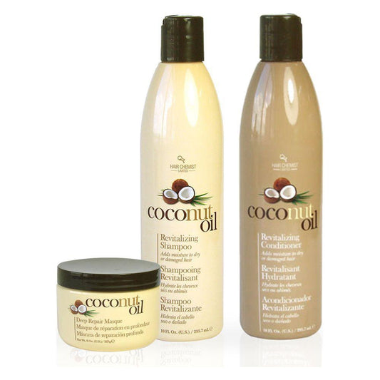 Hair Chemist Health & Beauty Hair Chemist Coconut Oil Revitalizing Trio Bundle