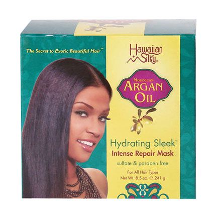 Hawaiian Silky Argan Oil Hydrating Sleek Intense Repair Mask 241g