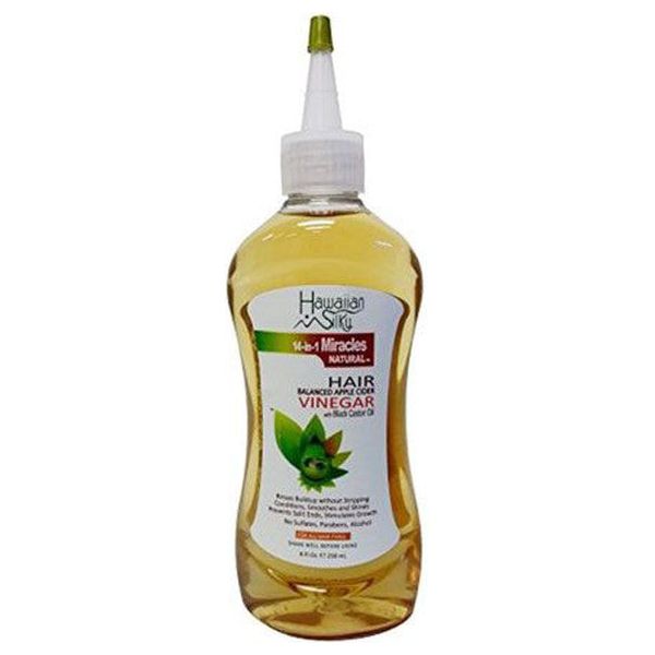 Hawaiian Silky Hair Vinegar with Black Castor Oil 238ml