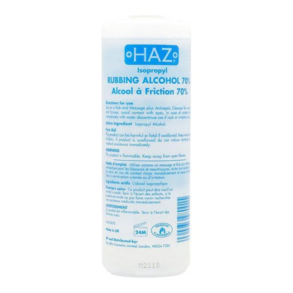 HAZ Health & Beauty Haz Isopropyl Rubbing Alcohol 70%, 500ml