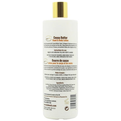 HAZ Health & Beauty HAZ NATskin Cocoa Butter Hand & Body Lotion 500ml