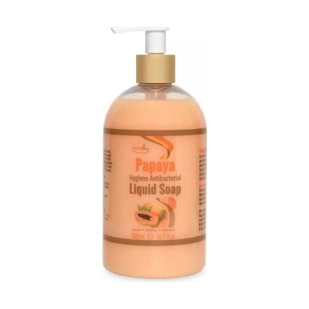 HAZ Health & Beauty Haz NATSkin Papaya Antibacterial Liquid Soap 500ml