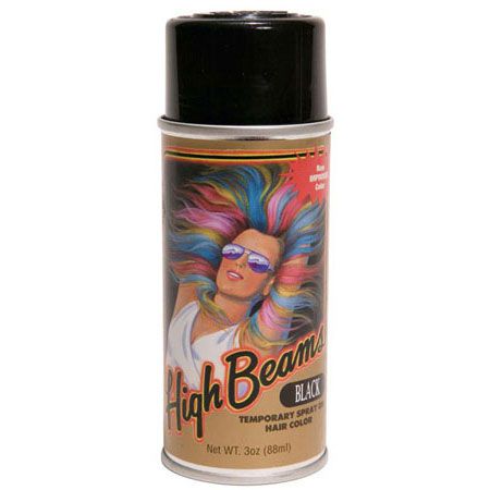 High Beams High Beams Temporary Spray On Hair Color: Black 88ml