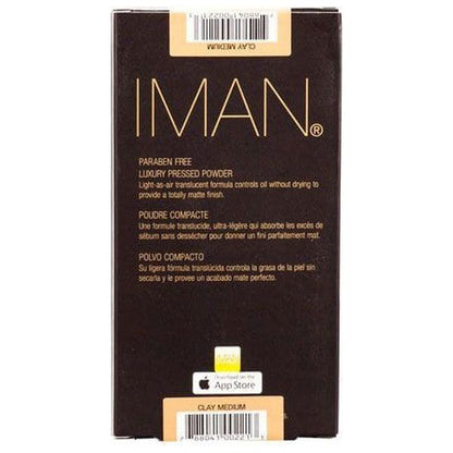 Iman Health & Beauty Iman Luxury Pressed Powder Clay Medium 10g