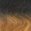 Impression Schwarz-Gold Hellbraun Mix Ombre #DE27 Impression Wave - Parisian Curl 16'' _ Cheveux synthétiques