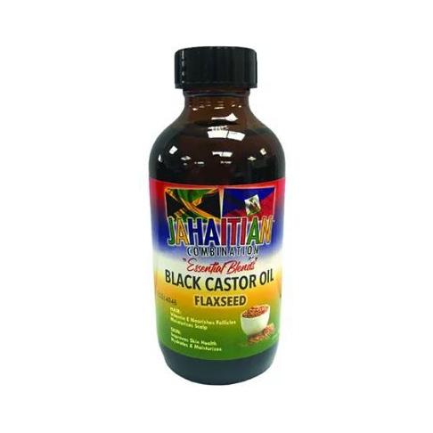 Jahaitian Combination Health & Beauty Jahaitian Combination Black Castor oil Flaxseed 4oz