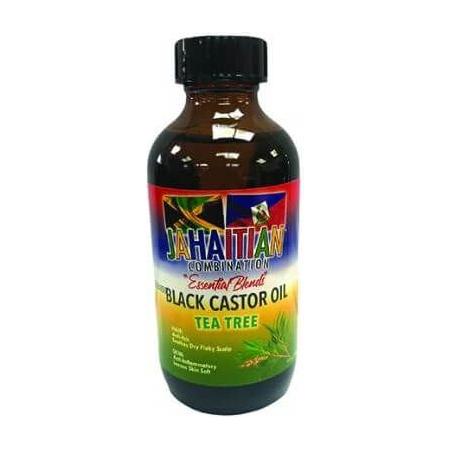 Jahaitian Combination Health & Beauty Jahaitian Essential Blend Black Castor Oil & Tea Tree 4oz