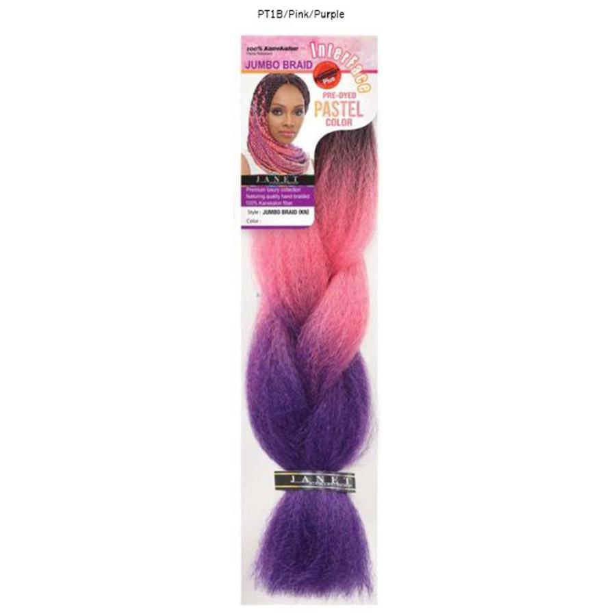 Janet Collection Health & Beauty Janet Collection Jumbo Braid (KN) Pre-Dyed Pastel Color Synthetic Hair