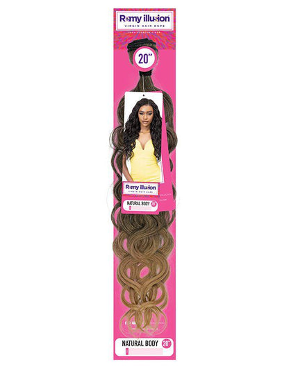 Janet Collection Health & Beauty Remy Illusion Natural Body 20″ / 30" -extension Synthetic Hair