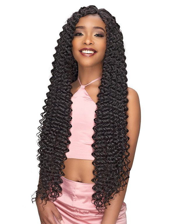 Janet Collection Health & Beauty Remy Illusion Natural Deep Wave 30" -extension Synthetic Hair