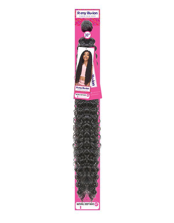 Janet Collection Health & Beauty Remy Illusion Natural Deep Wave 30" -extension Synthetic Hair