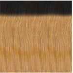 Janet Collection Health & Beauty Schwarz-Gold Hellbraun Mix Ombre #OELT1B/27 Janet Collection 4B Crimpy Kinky Wvg. 10" Natural 100% Virgin Human Hair