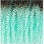 Janet Collection Health & Beauty Schwarz-Mint-Hellmint Mix Ombre #PT1B/Mint/LMint Janet Collection Jumbo Braid (KN) Pre-Dyed Pastel Color Synthetic Hair