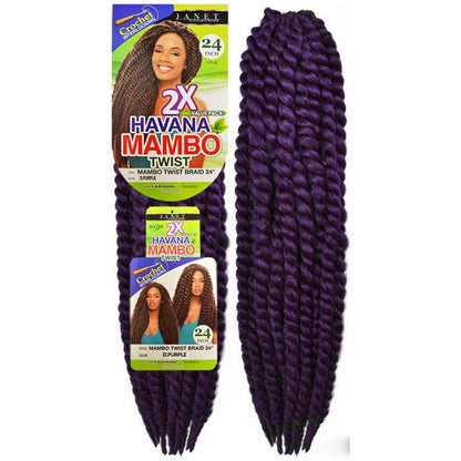 Janet Collection Havana Mambo Twist 24" Synthetic Hair 2X Value Pack