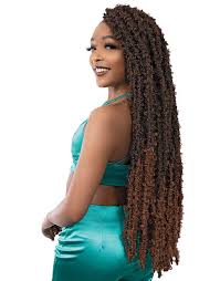 Janet Collection Janet Collection Nala Tress Bali Butterfly Locs Crochet Braids Cheveux synthétiques 18"