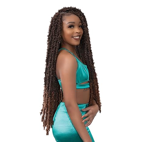 Janet Collection Janet Collection Nala Tress Bali Butterfly Locs Crochet Braids Cheveux synthétiques 18"