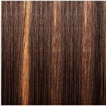 Janet Collection Mittelbraun-Kupferbraun Mix #FR4/30 Janet Collection 100 % Brazilian Human Hair Brazilian Scent Natural Deep Twist 4PCS