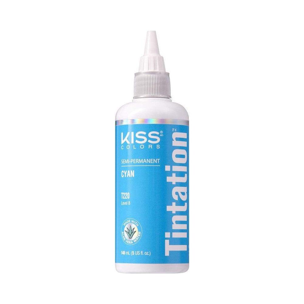 Kiss Health & Beauty Kiss Tintation  Cyan Kiss Semi-Permanent Hair Color Tintation 148ml