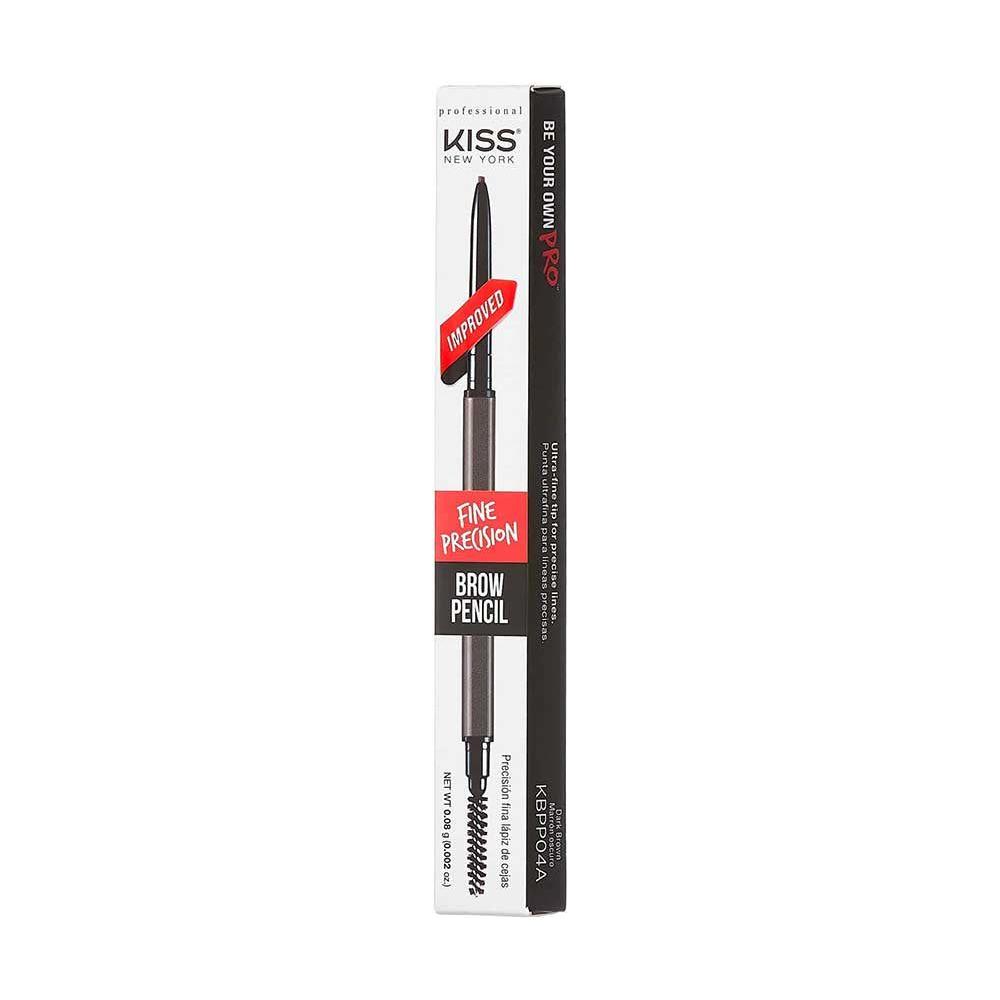 Kiss New York Health & Beauty KNP Fine Precision Pencil- Dark Brown Kiss New York Top Brow Fine Precision Pencil