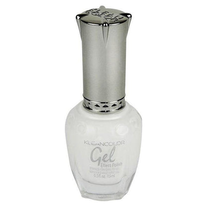 Kleancolor Health & Beauty white Kleancolor Gel Effect Nail Polish 15ml
