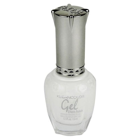 Kleancolor GEL EFFECT POLISH #WHITE G004, 15ml