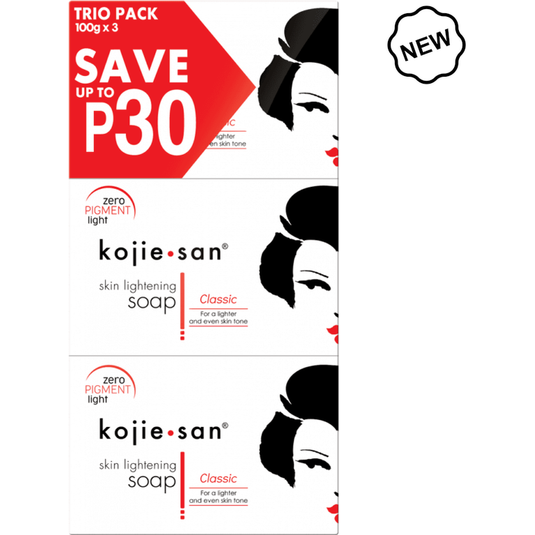 Kojie San Skin Lightening Soap 100g Pack Of 3 Soaps