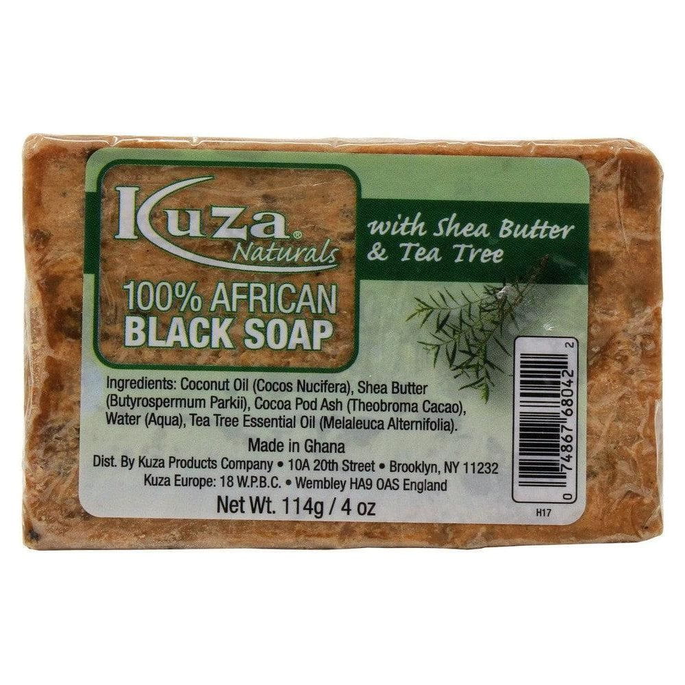 Kuza Health & Beauty Kuza 100% African Black With Shea Butter & Tea Tree 4 oz