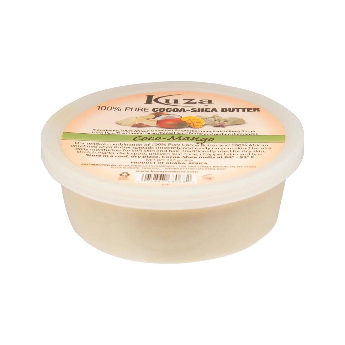 Kuza Health & Beauty Kuza 100% Pure Cocoa-Shea Butter Coco-Mango 8 oz