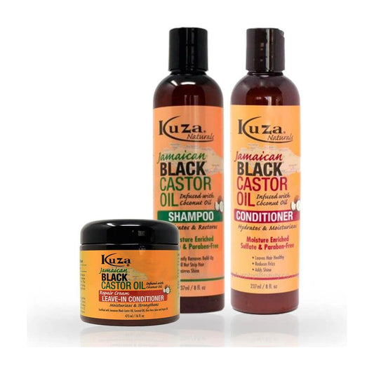 Kuza Health & Beauty Kuza Hair Jamaican Black Castrol bundle