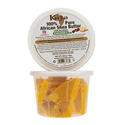 Kuza 100% African Shea Butter Chunky 10oz | gtworld.be 