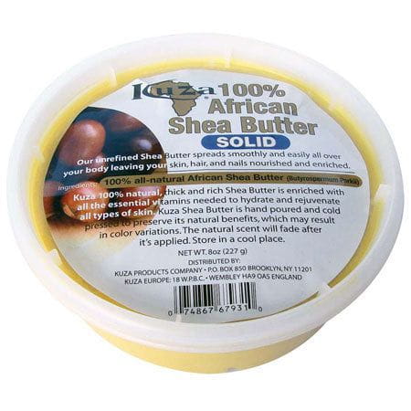 Kuza 100% African Shea Butter Solid 236ml | gtworld.be 