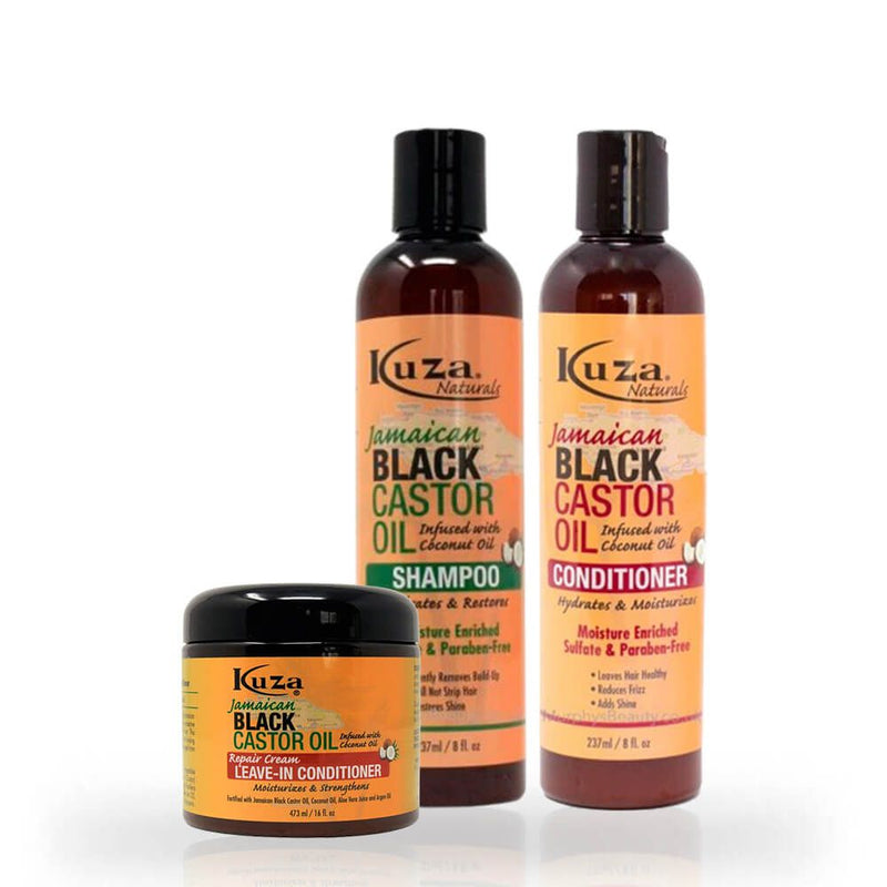 Kuza Kuza Hair Jamaican Black Castrol  bundle
