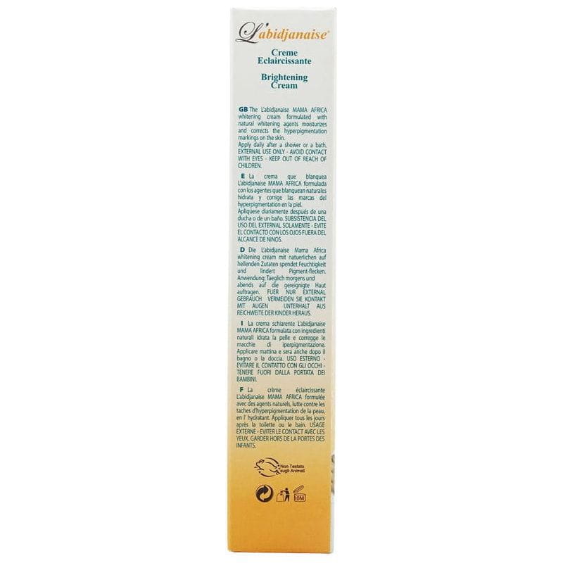 L'abidjanaise Health & Beauty Labidjanaise Mama Africa Brightening Cream Tube 60ml