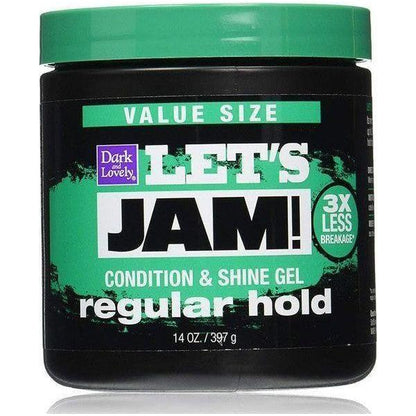 Let's Jam! Health & Beauty #397g Let's Jam Condition & Shine Gel Regular Hold 125/397g
