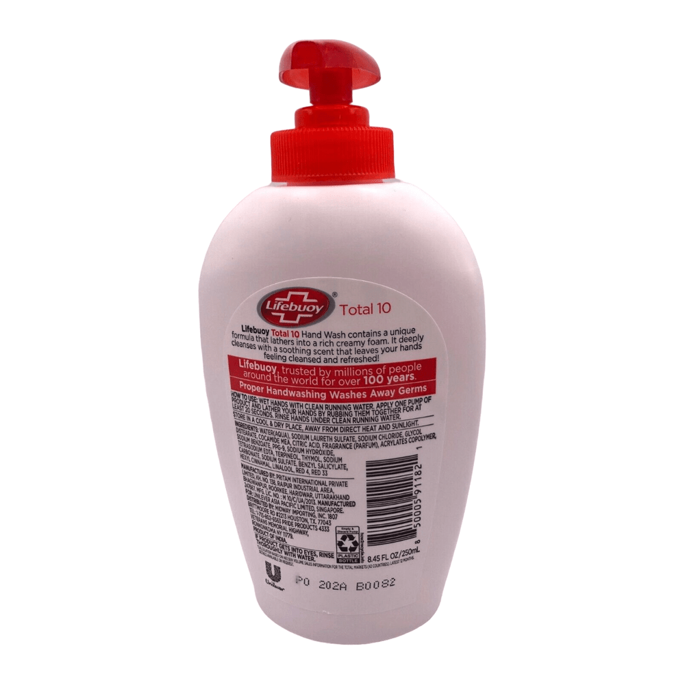 Lifebuoy Health & Beauty Lifebuoy Hand Wash Pump Total 10 250ml