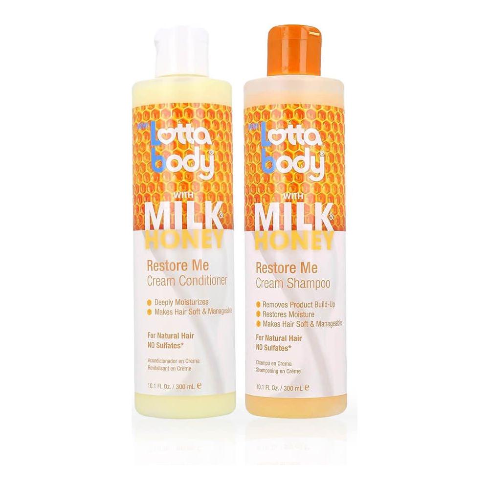 Lotta body Health & Beauty Lottabody Milk & Honey Hair Revive Bundle