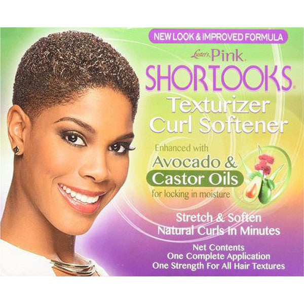 Pink ShortLooks Texturizer with Avocado & Castor Oil | gtworld.be 