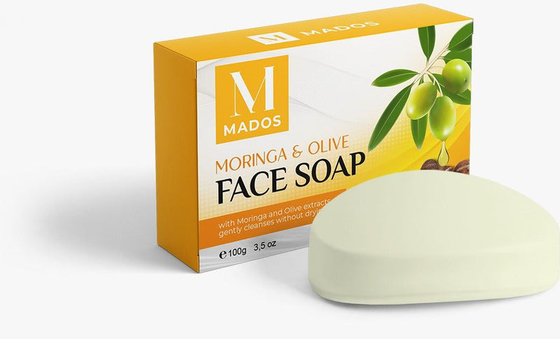 Mados Moringa & Olive Face Soap 100g | gtworld.be 