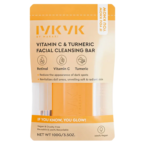 Makari Health & Beauty Makari - Pain nettoyant visage à la vitamine C et au curcuma 100g