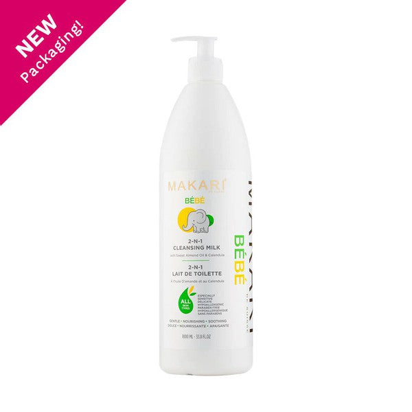 Makari Bebe 2-N-1 Cleansing Milk 1000ml | gtworld.be 