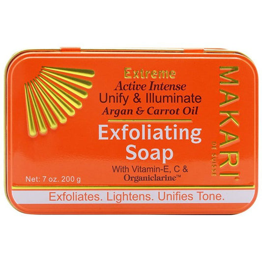 MAKARI Extreme Argan & Carrot Oil Exfoliating Soap 200g | gtworld.be 