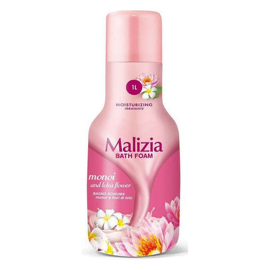 Malizia Health & Beauty Malizia Bath Foam Monoi and Lotus Flower 1L