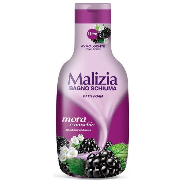 Malizia Bath Foam Blackberry and Musk 1L