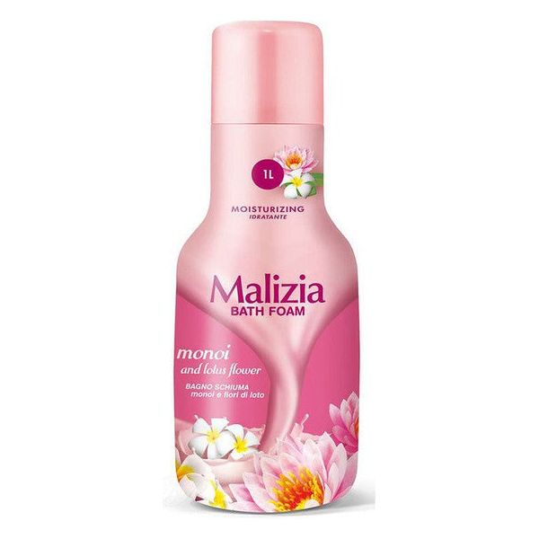 Malizia Bath Foam Monoi and Lotus Flower 1L