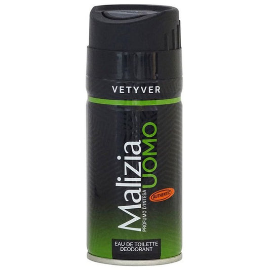 Malizia Uomo Vetyver Deodorant 150ml | gtworld.be 