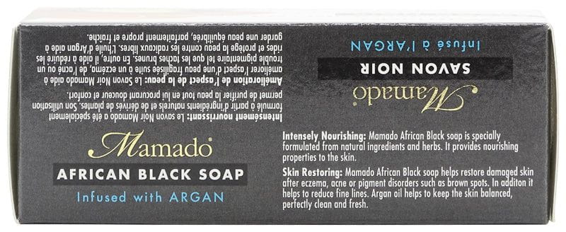 Mamado Mamado African Black Soap Infused with Argan 200g