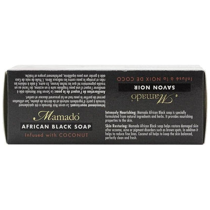 Mamado Mamado African Black Soap Infused with Coconut 200g