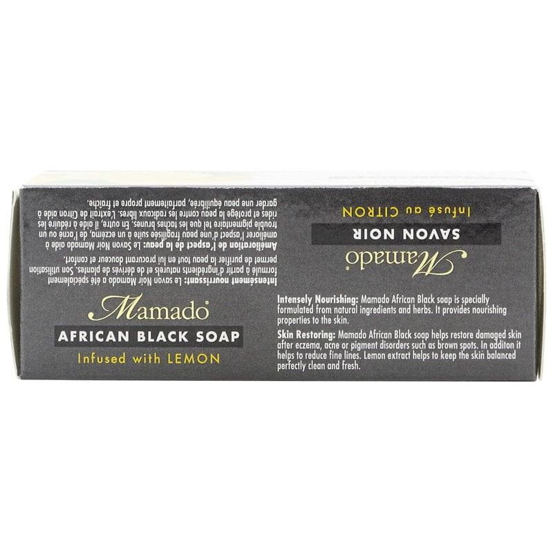 Mamado Mamado African Black Soap Infused with Lemon 200g